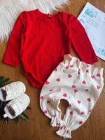 بادی شلوار کبریتی دلبر🍃(قرمز) - Image 2