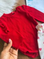 بادی شلوار کبریتی دلبر🍃(قرمز) - Image 3