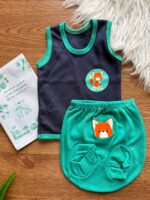 تاب و شورتک نخ پنبه روباه - Image 2