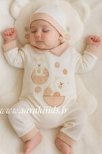سرهمی اسپرت کلاهدار نخ پنبه خرس و خرگوش😍