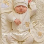 هفت تکه بیمارستانی طرح خرس رو  ابرها 😍