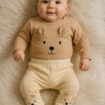 بادی شلوار نخ پنبه خرسی🤗اسپرت