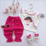 بلوز و شلوار شیک دخترونه مدل دنیز (ارسال 25 ابان) - Image 2