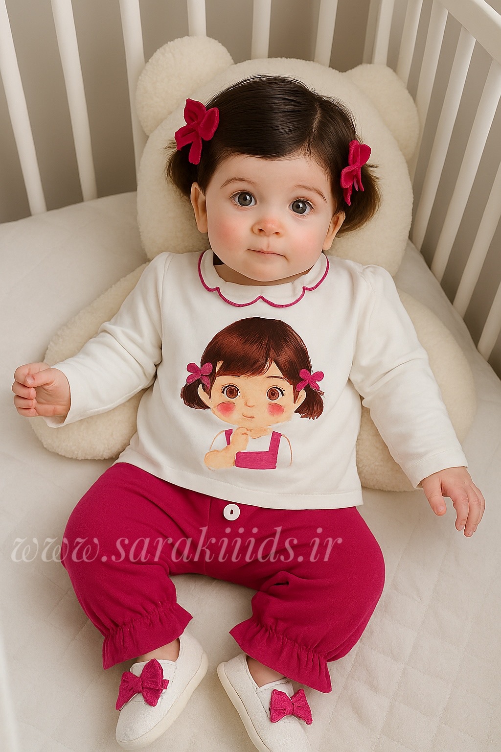 IMG_0789 بلوز و شلوار شیک دخترونه مدل دنیز (ارسال 25 ابان) - Image 1