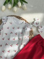 ست ۳ تیکه آلبالو 😍(ارسال 28 مهر ماه) - Image 3