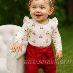 ست ۳ تیکه آلبالو 😍(ارسال 28 مهر ماه)