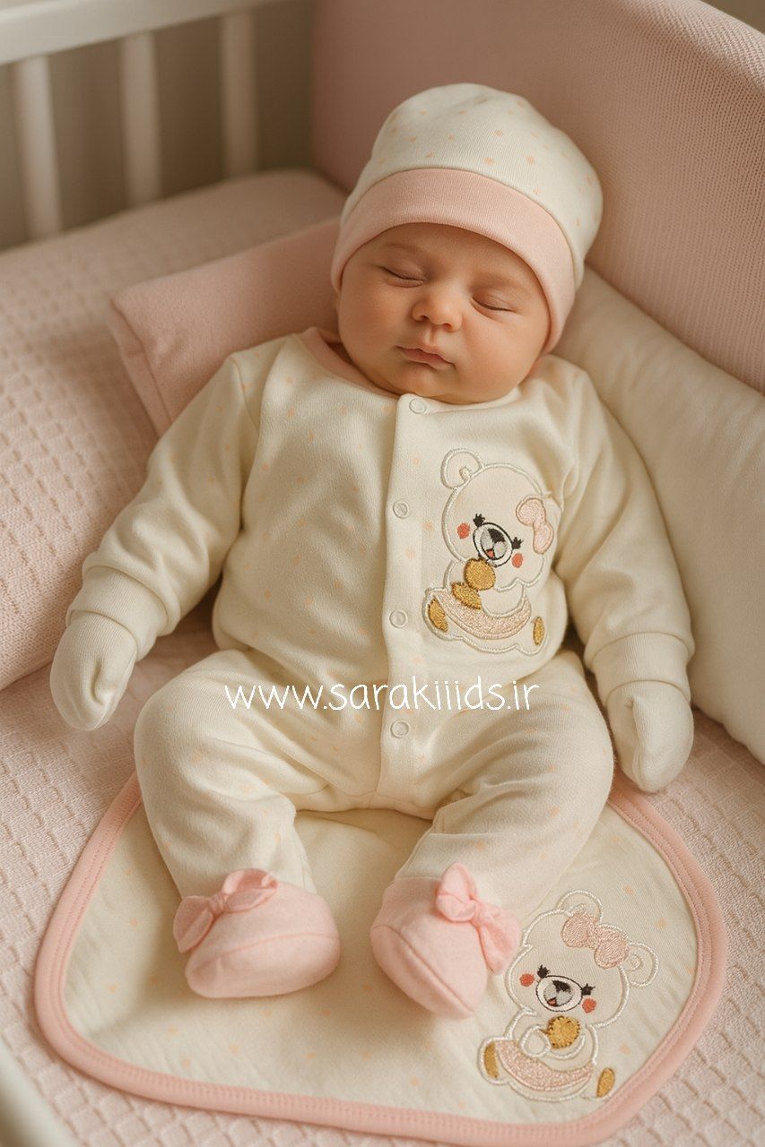 IMG_20251021_062101_675 هفت تکه نخ پنبه بیمارستانی🥰طرح دخترک - Image 1