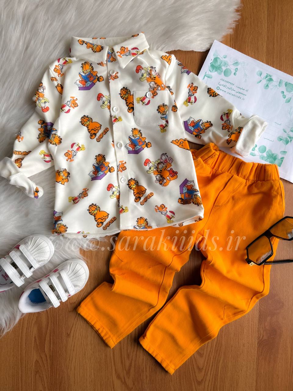 IMG_20251031_114036_400 دو تکه اسپرت 3 تا 7 سال😍 (طرح گارفیلد) - Image 2