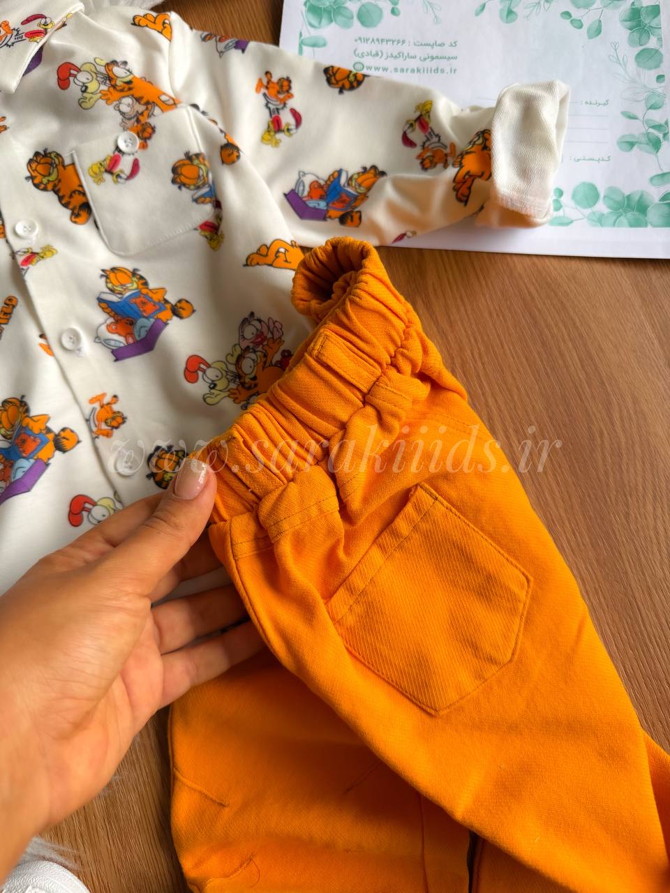 IMG_20251031_114718_594 دو تکه اسپرت 3 تا 7 سال😍 (طرح گارفیلد) - Image 3