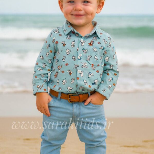 دو تکه اسپرت 3 تا 7 سال😍 طرح اسنوپی