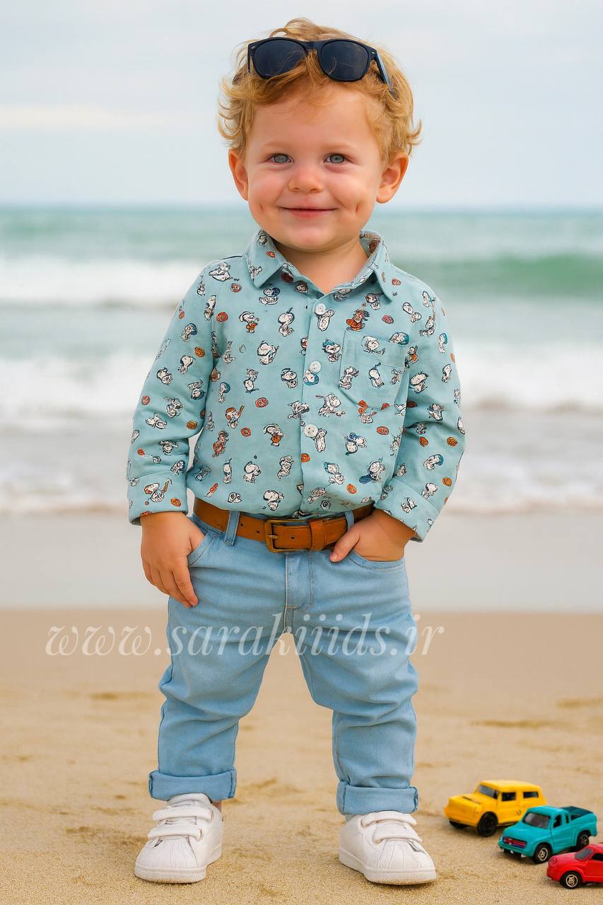 IMG_20251031_121456_831 دو تکه اسپرت 3 تا 7 سال😍 طرح اسنوپی - Image 1