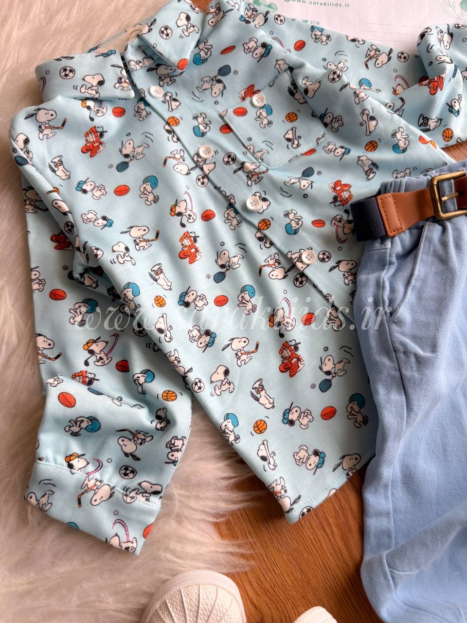 IMG_20251031_121505_501 دو تکه اسپرت 3 تا 7 سال😍 طرح اسنوپی - Image 4