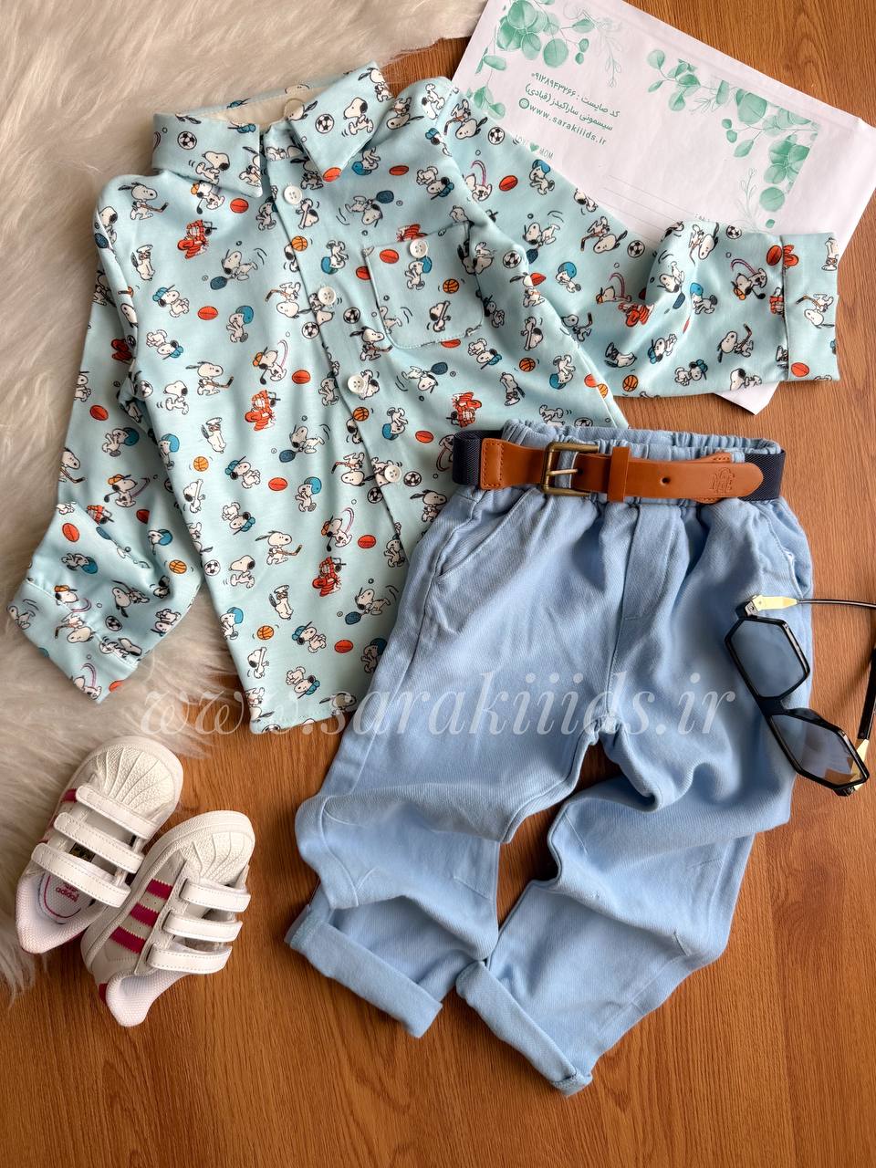 IMG_20251031_121505_874 دو تکه اسپرت 3 تا 7 سال😍 طرح اسنوپی - Image 2