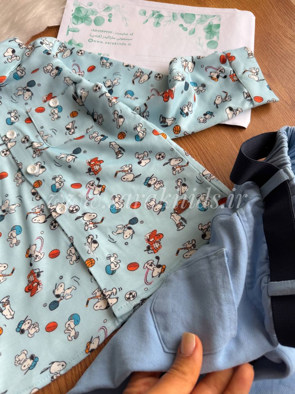 IMG_20251031_121505_882 دو تکه اسپرت 3 تا 7 سال😍 طرح اسنوپی - Image 3