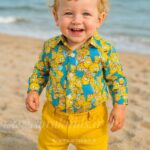 دو تکه اسپرت 3 تا 7 سال😍 طرح سمپسون ها