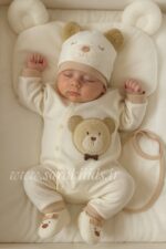 هفت تکه نخ پنبه خرس کوچولو 😍