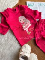 بلوز شلوار نخ پنبه پرنسس کوچولو (ارسال 15 آذر ) - Image 3