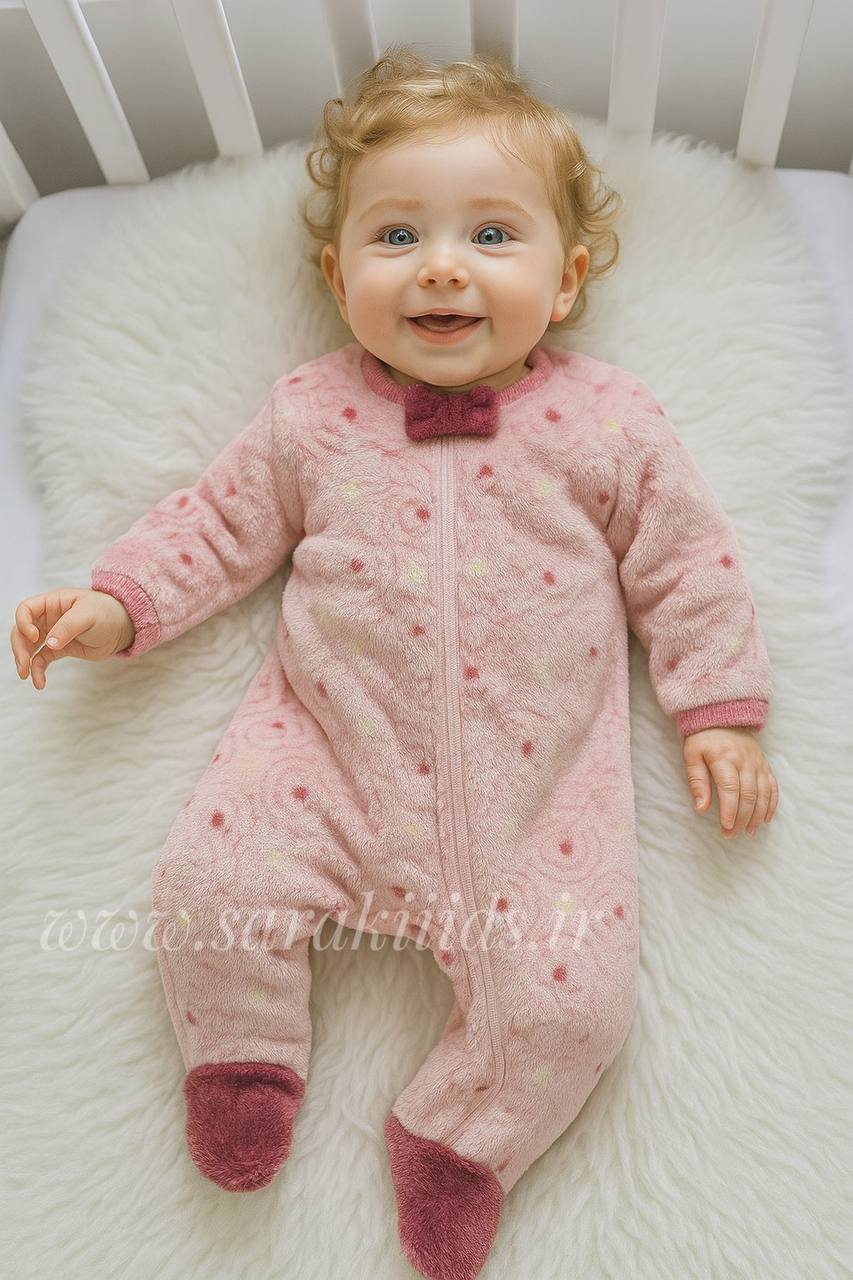 SK15527 سرهمی حوله ای وارداتی طرح پو - Image 1