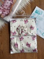 لباس خواب ساتن سه تکه (طرح پاپیون) - Image 2