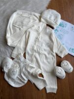 ست نخ پنبه اعلا بیمارستانی طرح آنجیل🥰 - Image 2