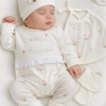 هفت تکه گلدوزی شده نخ پنبه بیمارستانی🥰