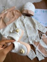 هفت تکه نخ پنبه بیمارستانی طرح ماشین😍 - Image 3