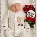 سه تکه نخ پنبه بیمارستانی (طرح bear)