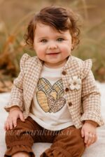 سه تکه دخترانه کت و بلوز و شلوار (ارسال 15 ابان)