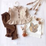 سه تکه دخترانه کت و بلوز و شلوار (ارسال 15 ابان) - Image 2