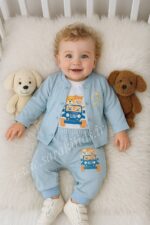 سه تکه نخ پنبه اسپرت 🥳 (طرح سافاری)