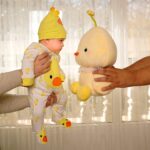 سرهم کبریتی کلاهدار جوجه طلایی برند ترک🥰 ارسال 30 آبان - Image 2