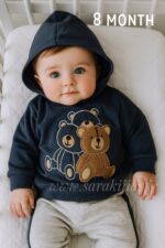 ست هودی شلوار اسپرت خرسی - Image 4