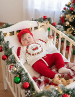 بلوز شلوار نخ پنبه پیشی کوچولو❤️ - Image 3