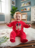 سرهم وارداتی نخ پنبه اسپرت گوزن کوچولو😍زیپ دار