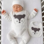 هفت تکه نخ پنبه بیمارستانی🥰(طرح آهو)