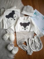 هفت تکه نخ پنبه بیمارستانی🥰(طرح آهو) - Image 3