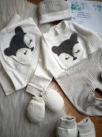 هفت تکه نخ پنبه بیمارستانی🥰(طرح آهو) - Image 2