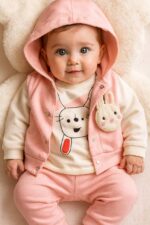 سه تیکه ی سویشرتی خرگوش عروسکی