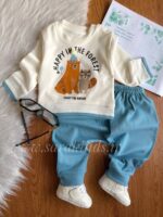 بلوز و شلوار نخ پنبه اسپرت خرس و سنجاب😇 - Image 5