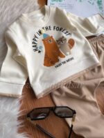 بلوز و شلوار نخ پنبه اسپرت خرس و سنجاب😇 - Image 8