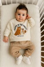 بلوز و شلوار نخ پنبه اسپرت خرس و سنجاب😇 - Image 3