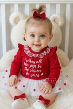 بلوز و دامن دخترونه یلدایی مدل الینا👧ارسال 30 ابان - Image 2