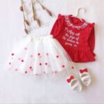 بلوز و دامن دخترونه یلدایی مدل الینا👧ارسال 30 ابان - Image 4