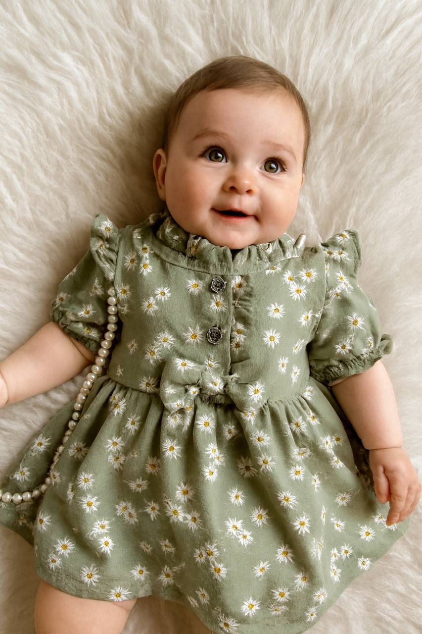 SK32435 پیراهن بابونه - Image 1