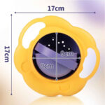 ظرف غذای معلق کودک طرح شیر 360 درجه - Image 4