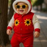 دو تکه نخ پنبه آفتابگردان