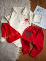 بادی شلوار لباس نوزادی بابانوئل(ارسال 15 آذر) - Image 2