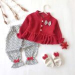 مانتوو شلوار  دخترونه مدل پانیذ😇ارسال 30 ابان - Image 2