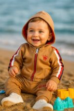 ست سویرشت کلاه دار با شلوار اسپرت