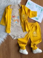 سه تکه نخ پنبه اسپرت 🥳طرح ببر - Image 2